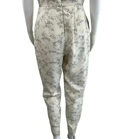LC Lauren Conrad Runway Limited Edition Enchanted Woodlands Cropped Jumpsuit 6 - Picture 11 of 16